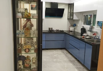 Kitchen in 3 BHK Apartment at Trendset Jayabheri Elevate, Madhapur – for Rent
