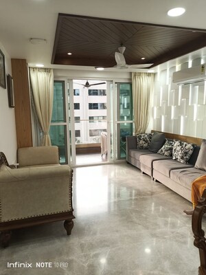 Living Room in 3 BHK Apartment at Trendset Jayabheri Elevate, Madhapur – for Rent
