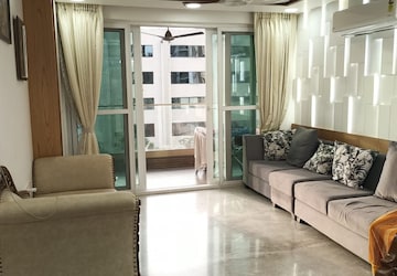 Living Room in 3 BHK Apartment at Trendset Jayabheri Elevate, Madhapur – for Rent