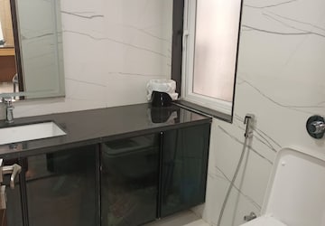 Bathroom in 3 BHK Apartment at Trendset Jayabheri Elevate, Madhapur – for Rent