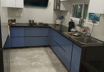 Kitchen in 3 BHK Apartment at Trendset Jayabheri Elevate, Madhapur – for Rent