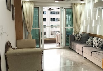 Living Room in 3 BHK Apartment at Trendset Jayabheri Elevate, Madhapur – for Rent