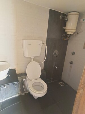 Bathroom in 3 BHK Apartment at Runwal Garden City, Balkum Pada – for Rent