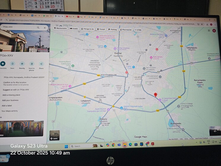 Map Location, old guntur  185 Sq.Yd. Plot In Old Guntur Guntur 8788986