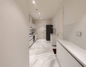 Bathroom in 3 BHK Apartment at Bhartiya Leela Residences, Thanisandra Main Road – for Rent