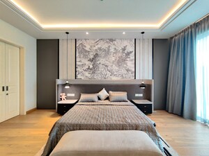 Bedroom in 3 BHK Apartment at Bhartiya Leela Residences, Thanisandra Main Road – for Rent