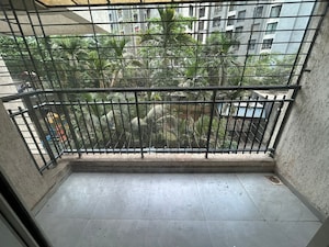 Balcony in 3 BHK Apartment at Hiranandani Lake Enclave Glendale, Thane West – for Rent