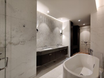 Attached Bathroom in 3 BHK Apartment at Bhartiya Leela Residences, Thanisandra Main Road – for Rent
