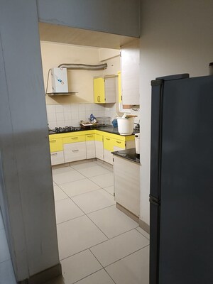 Kitchen in 2 BHK Apartment at Aparna Sarovar, Nallagandla – for Rent