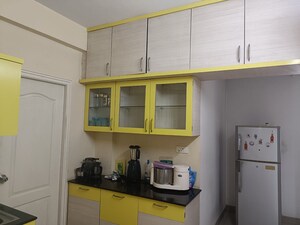 Kitchen in 2 BHK Apartment at Aparna Sarovar, Nallagandla – for Rent