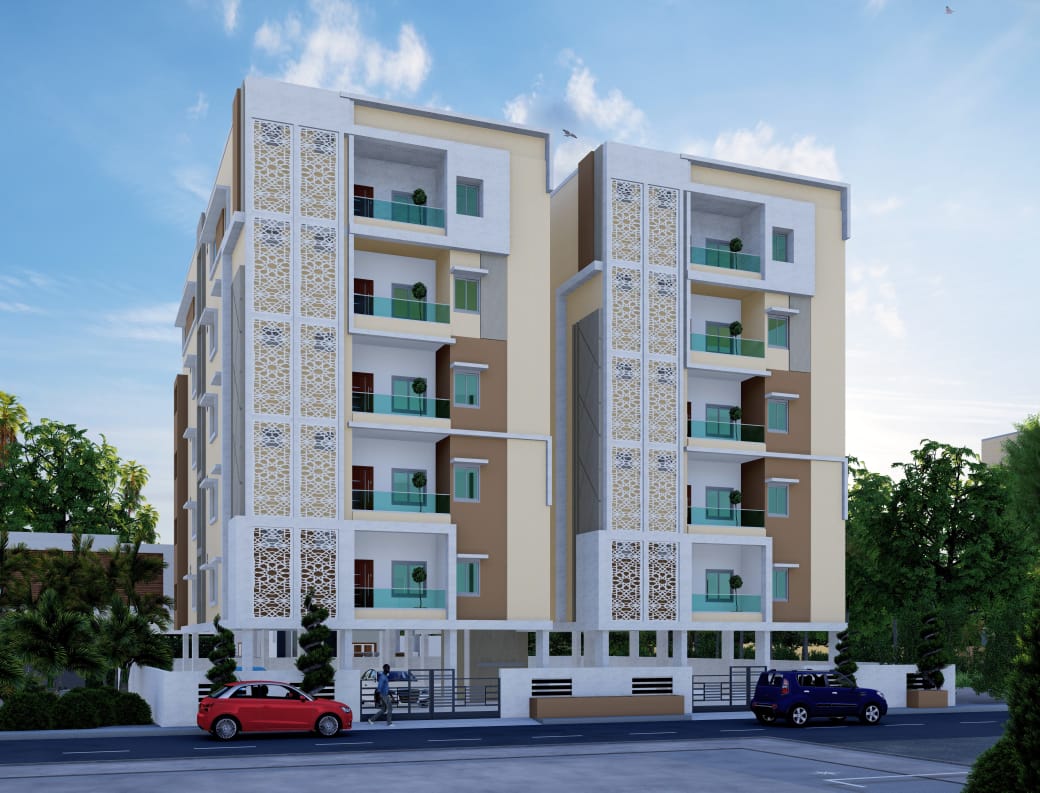 3 BHK + Pooja Room Apartment For Sale in Madhurawada