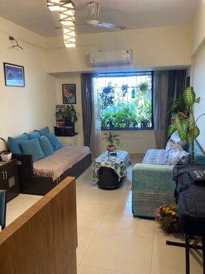 Living Room in 1.5 BHK Apartment at Comet Apartment, Bhakti Park – for Sale