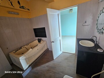 Attached Bathroom in 3 BHK Apartment at Vijay Nakshatra, Ghodbunder Road – for Rent