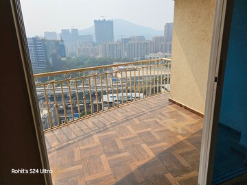 Balcony in 3 BHK Apartment at Vijay Nakshatra, Ghodbunder Road – for Rent