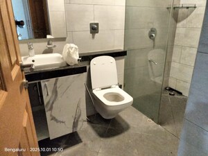 Bathroom in 4 BHK Apartment at Sobha HRC Pristine Phase 4 Block 4 And 5, Jakkuru – for Rent
