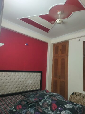 Bedroom in 2 BHK Builder Floor at Onyx Plaza, Vasundhara Sector 3 – for Rent