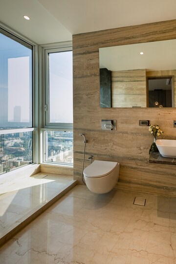Bathroom in 2.5 BHK Apartment at La vision Apartments, Byculla – for Rent