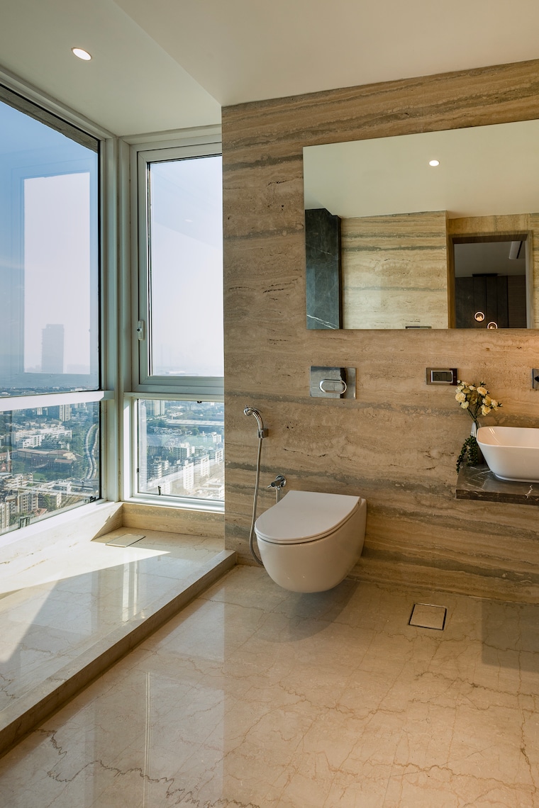Bathroom, la-vision-apartments 2.5 Bedroom 1000 Sq.Ft. Apartment In Byculla Mumbai 9327077