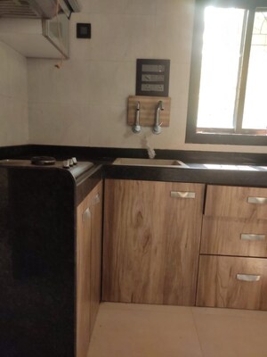 Kitchen in 1 RK Apartment at Adarsh Nagar CHS Worli, Worli – for Rent