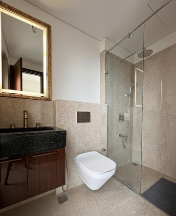 Bathroom in 3 BHK Apartment at Piramal Mahalaxmi, Mahalaxmi – for Rent