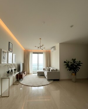 Living Room in 3 BHK Apartment at Piramal Mahalaxmi, Mahalaxmi – for Rent