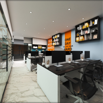 Team Area in  Office Space at New Town – for Rent