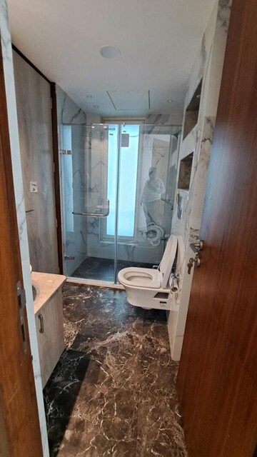 Bathroom in 3 BHK Apartment at Indiabulls Blu, Worli – for Rent