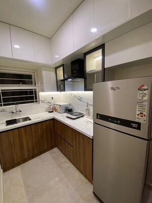 Kitchen in 4 BHK Builder Floor at Lake Gardens – for Sale