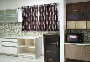 Kitchen in 4 BHK Apartment at Jayabheri Orange County, Gachibowli – for Rent