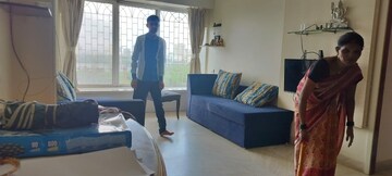 Living Room in 2 BHK Apartment at Powai Cosmopolitan CHS, Powai – for Rent