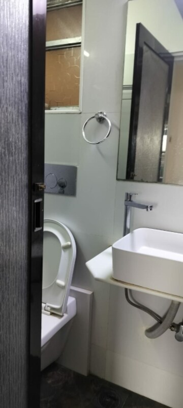 Bathroom in 2 BHK Apartment at Powai Cosmopolitan CHS, Powai – for Rent