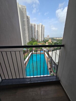 Balcony in 3 BHK Apartment at Runwal Eirene, Balkum Pada – for Sale