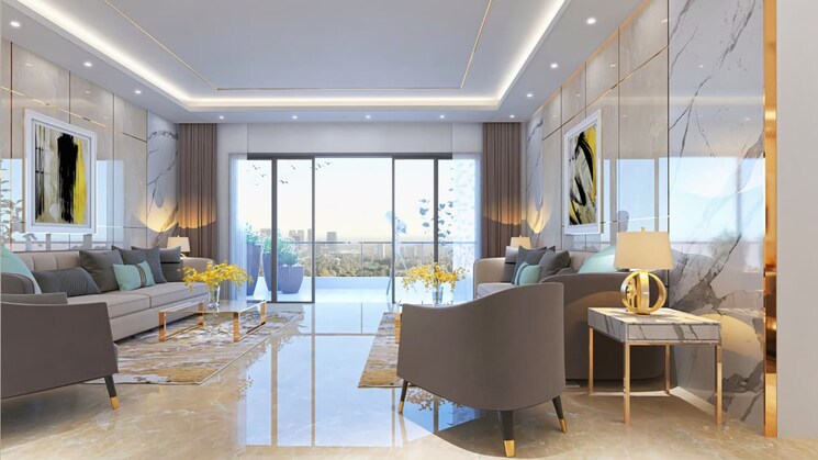 Living Room, sector 66 b 3 Bedroom 2850 Sq.Ft. Apartment In Sector 66 B Mohali 9327509