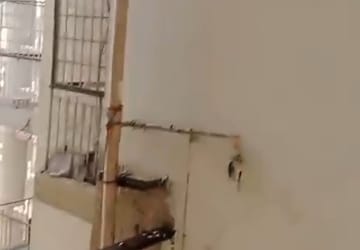 Staircase in 2 BHK Apartment at Krish Aura, Alwar Bypass Road – for Sale