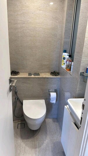 Bathroom in 1 BHK Apartment at Hiranandani Highland, Powai – for Sale