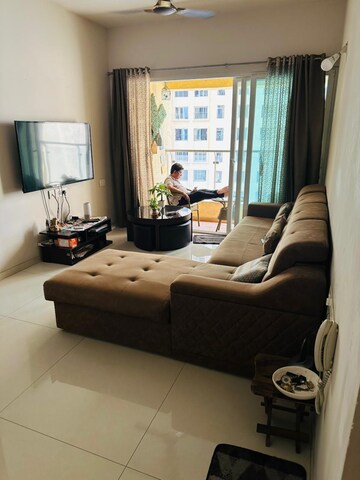 Living Room in 2 BHK Apartment at Rustomjee Azziano Wing E, Thane West – for Rent