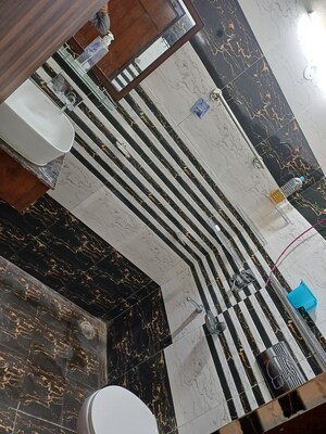 Bathroom in 3 BHK Apartment at Aura Homes, Patiala Road – for Rent