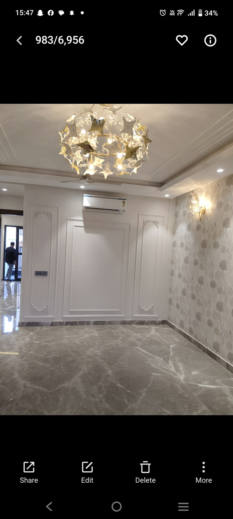 Room, paschim vihar 3 Bedroom 150 Sq.Yd. Builder Floor In Paschim Vihar Delhi 9328296