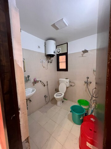 Bathroom in 2.5 BHK Apartment at Devika Skypers, Raj Nagar Extension – for Sale