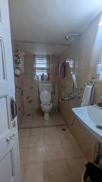 Bathroom in 3 BHK Apartment at Bandra West – for Rent