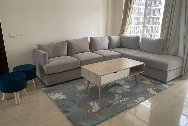 Living Room, international airport road 2 Bedroom 1500 Sq.Ft. Apartment In International Airport Road Zirakpur 9328376