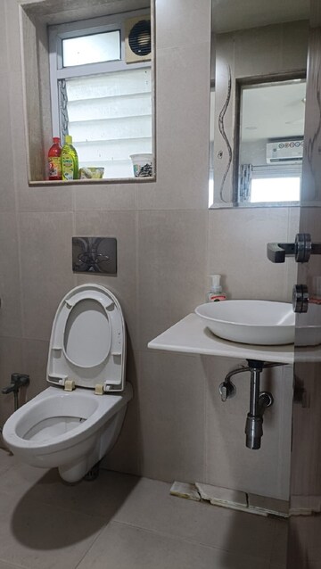 Bathroom in 3 BHK Apartment at Santacruz West – for Rent