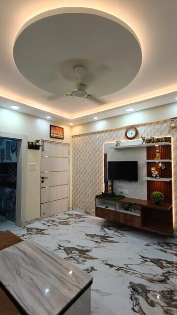 Living Room in 1 BHK Apartment at Adiraj Status, Nalasopara West – for Rent