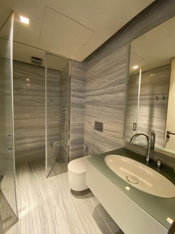 Attached Bathroom in 3 BHK Apartment at Lodha The World Towers World One Tier 2, Worli – for Rent