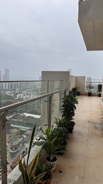 Balcony in 3 BHK Apartment at Indiabulls Sky Forest, Lower Parel – for Rent