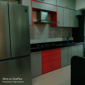 Kitchen in 3 BHK Apartment at Rustomjee OZone, Goregaon West – for Rent