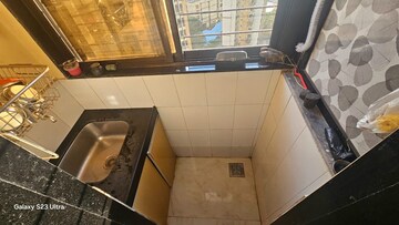 Kitchen in 1 BHK Apartment at Raunak Bliss, Ghodbunder Road – for Rent