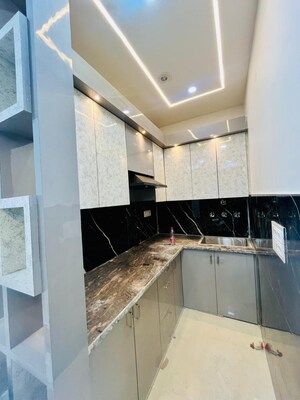 Kitchen in 2 BHK Builder Floor at Dwarka Mor – for Rent