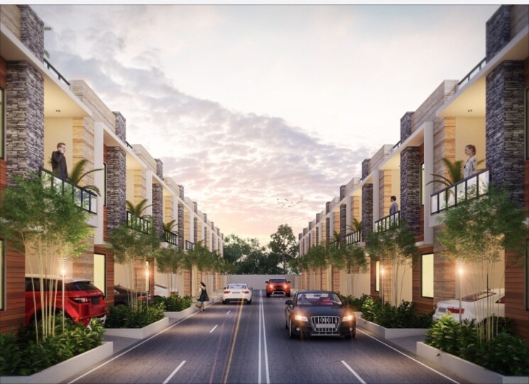 Exterior View, london-mart 3.5 Bedroom 1850 Sq.Ft. Villa In Sector 16b Greater Noida Greater Noida 9328858