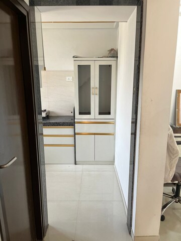 Bathroom in 2 BHK Apartment at Marathon Eminence, Mulund West – for Rent